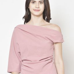 moda rapido Casual Regular Sleeves Solid Women Pink Top-picture-22