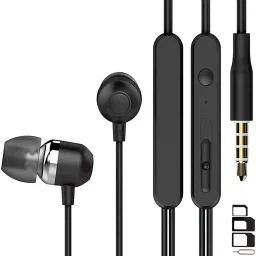 Headphone Accessory Combo for Lenovo Zuk Edge II/2, LG Q7 Plus, Meizu 16X, LG G7 One, Nubia N3, LG Stylo 4, Samsung Galaxy F, LeEco Le Max 3, Sharp Aquos R2 Compact, LG V35 ThinQ, Nubia Red Magic 2, Moto G7 Play, Asus Zenfone Zoom S, Nubia N2, Google Nexus 6P Special Edition, Samsung Galaxy A90, LG G7 Fit, Nextbit Robin Earphones Original Like Headsets In-Ear Headphones Wired Stereo Bass Head Earbuds Hands-free With Mic, 3.5mm Jack-image-31
