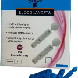 bliss life Dr. Morepen Glucometer Bg-03 With 25 Strips And 100 Round Lancets Glucometer image 5