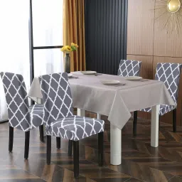 Polyester Abstract 1 Seater Chair Cover-image-29