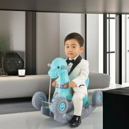 Baby Horse Rider for Kids 1-3 Years Birthday Gift Horsey Rocker Ride-on Toy-image-79