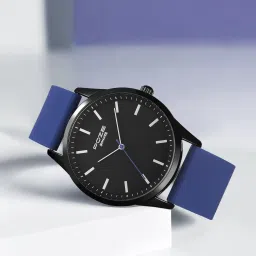Poze Men Analog Black Dial Blue Strap Analog Watch- For Men SP70019NP02W-23