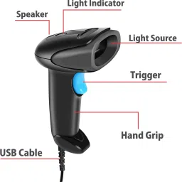 sestore.in 2D Barcode Scanner ,Handheld Barcode & QR Code Scanner 2D Camera Barcode Scanner image 2
