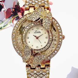 Analog Watch - For Girls BUTTERFLY GOLDEN 039-image-74