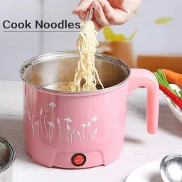 Electric Skillet Noodles Rice Cooker Thermal Insulation Cooking Pot 073 Rice Cooker, Egg Boiler, Travel Cooker, Egg Cooker-12