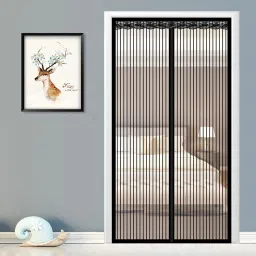 220 cm (7 ft) Polyester Semi Transparent Door Curtain Single Curtain-image-8