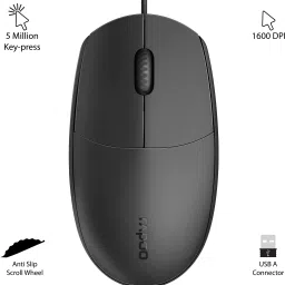 RAPOO N100 Wired Ambidextrous Optical Mouse image 5