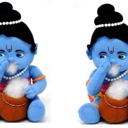 Bal Krishna Combo Set Soft Toys For Kids 25cm- 25 cm-11