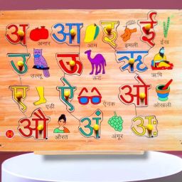 Wooden Hindi Swar Puzzle for Learning Hindi Vowels-picture-13
