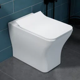 Ceramic Commode For Toilet/Western Toilet With Soft Closing Toilet Seat S-Trap (APS-735) Western Commode-7