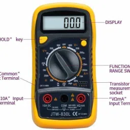 sg flash MAS830L Electric Testing Meter Voltmeter Ammeter AC DC OHM Voltage Current Tester Digital Multimeter image 2