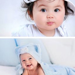 printnet Pack of 2 Cute Baby Combo Posters | Smiling Baby Poster | Poster for Pregnant Women | HD Baby Wall Poster for Room decor (12x18-Inch, 300GSM Thick Paper, Gloss Laminated) Paper Print-picture-14