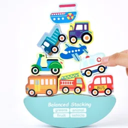 bestie toys Balanced Stacking Beading Vehicle Puzzle Sorting Stacking Game image 2