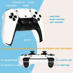 EXtreme PS5 M15 Retro Game Stick Console Pro 2.4G Dual Wireless game box video games 64 GB with HDMI Output 9 Emulator, Video Game Hand tv With TV Game Set GB with transforming it into a retro gaming powerhouse. image 4