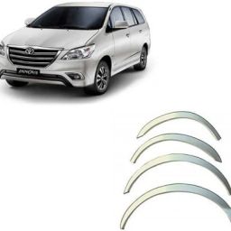 Stainless Steel Wheel Arch Chrome Fender Lining Trim Moulding 13 Glossy Toyota Innova Side Garnish-0