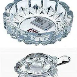 decorative showpiece 5cm Clear Glass Ashtray-13