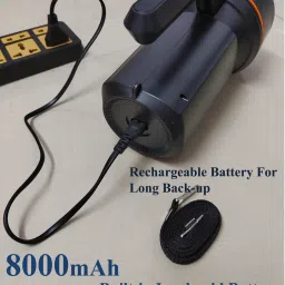 shoptric 3 km long range laser 4 mode 250w ultra-jumbo super bright blinker torch light Torch image 5