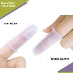 prettify Combo of Feeding Spoon Feeder, Silicone Food/Fruit Nibbler/Finger Brush/Sipper Teether and Feeder image 3