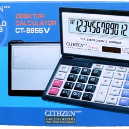 ct CT-8855V FOLDING CALCULATOR BasicCalculator image 2