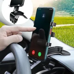 Car Mobile Holder for Clip, Dashboard, Steering-image-1