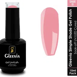 UV LED Soak-Off Simple Shade Gel Polish for Professionals 15ml Brush Cap S1 Shade S1-image-93