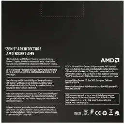 AMD Ryzen 9 9900X 4.4 GHz Upto 5.7 GHz AM5 Socket 12 Cores 32 Threads Desktop Processor image 4