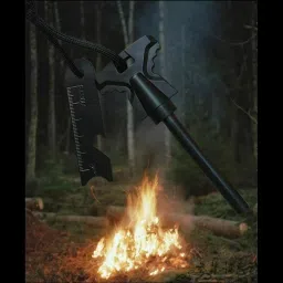 Magnesium Flint Stick Lanyard Striker Lighter Magnesium Magnesium Fire Starter Striker Included-image-41
