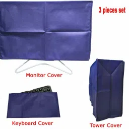 GUTSAV SALES ® COMPUTER COVER 3 SET COVER 20.8 for 21.8 inch MONITER, KEYBOARD, CPU - COMPUTER COVER FULL SET 21.8 INCH image 5