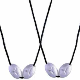 4 QTY Raksha Sutra Tlismi Magic Moti for Teething Babies Teether (Silver) Teether-24