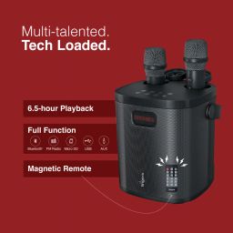 FINGERS 2Mic-GrooveBox 30 W Bluetooth Speaker image 4