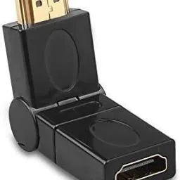 WiredCom HDMI Cable 0.1 m Gold Plated 360 Degree Swivel HDMI-19