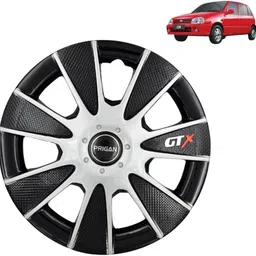 prigan Zen GTX Black Silver 12 INCH Wheel Cover For Maruti Zen-picture-17