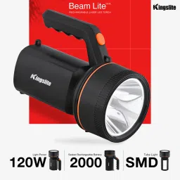 kingslite Long Range Search Light 120W | 4 Mode | 2000mAh Battery Torch image 2