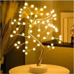 LED Tabletop Bonsai Pearl Tree Night Lamp Light Artificial Light Tree Lamp Night Lamp-16
