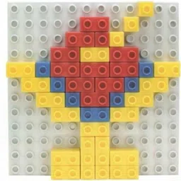 peacock toys & games Peacock Brick Mosaic - Premium Interlocking Blocks image 3