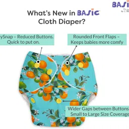 superbottoms Reusable Freesize Cloth Diaper and Pack of 40 XtraHydrating Wipes FREE| Assorted image 2