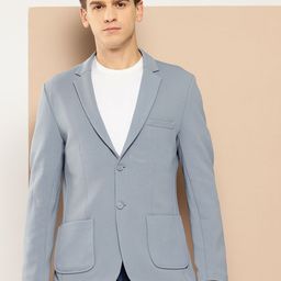 invictus Men Solid Double Breasted Casual Blazer-picture-31