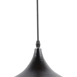 WHITERAY HL TASTRI WITH LUSTER GLASS BLACK & BROWN COLOR BULBNOT INC (PACK OF 1) Ceiling Light Ceiling Lamp-0