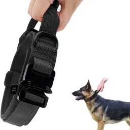 Dog Collar Adjustable Nylon Tactical Collar Strap Handle Quick Release Buckle Dog Everyday Collar-25
