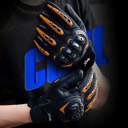 Bike Riding Gloves Full Finger Touch Screen Sense at thumb and index Shockproof Riding Gloves-image-14