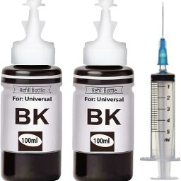 verena Refill Ink Compatible For PG 88,PG 740,PG 745 Ink Cartridge 100 ML + Syringe + Black Ink Cartridge-9