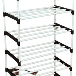 fabura 7-Tier Portable With Wheels Plastic Open Book Shelf-picture-38