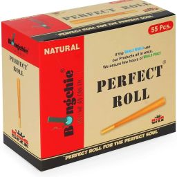 bongchie Perfect Roll Unbleached Pre-Rolled Cones Premium King Size 12 gsm Paper Roll image 4