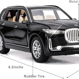 1:32 BMW X7 SUV Alloy Die cast Vehicles Metal Car Pull Back Toy light sound pc1-image-17