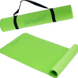 EVA Yoga Mat For Men and Women, Exercise & Gym Mat With Strap Anti Skid Yoga Mat Green 6 mm Yoga Mat-image-57