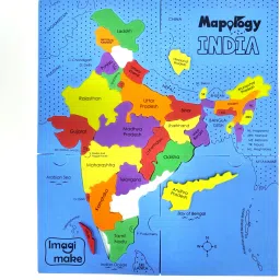 Mapology -States of India Map Puzzle-Educational Toy & Learning Aid- 4 Years+-20