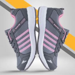 Fashion-13 sports shoes for women | Running shoes for girls stylish latest design new fashion | casual sneakers for ladies | Lace up Lightweight grey shoes for jogging, walking, gym & party Running Shoes For Women-image-50