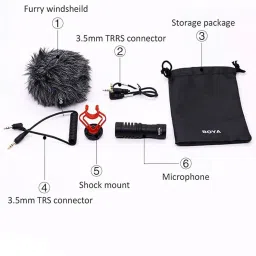 lexical Camera Microphone for Android Smartphones & DSLR Cameras - High-Quality Microphone image 2