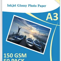 Inkjet Glossy Paper - Pack of 50 Sheets - A3 150 gsm Photo Paper-image-53
