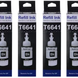 wetech we tech T673 Ink Bottle For Black Compatible For Epson L800,l805,810,850 Printer (4 Black Bottles) Black Ink Bottle-image-11
